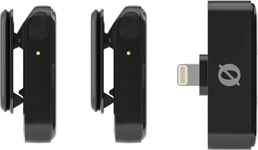Sistem mikrofoni pa tela RODE Wireless Micro, 2 kanale, Lightning, i zi