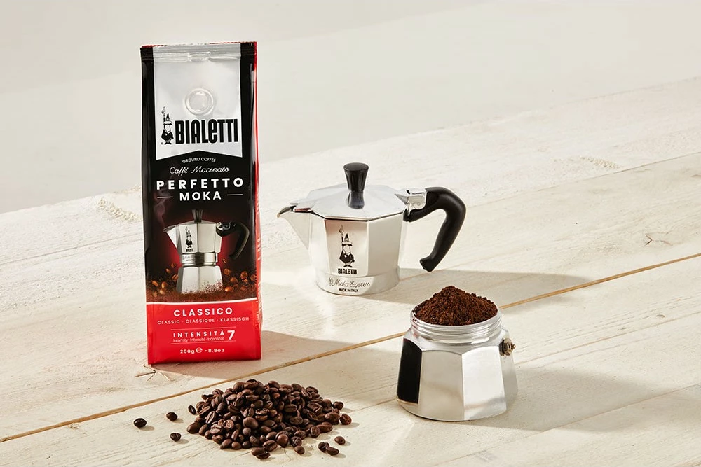 Kafe e bluar Bialetti Perfetto Moka, 250g, çokollatë