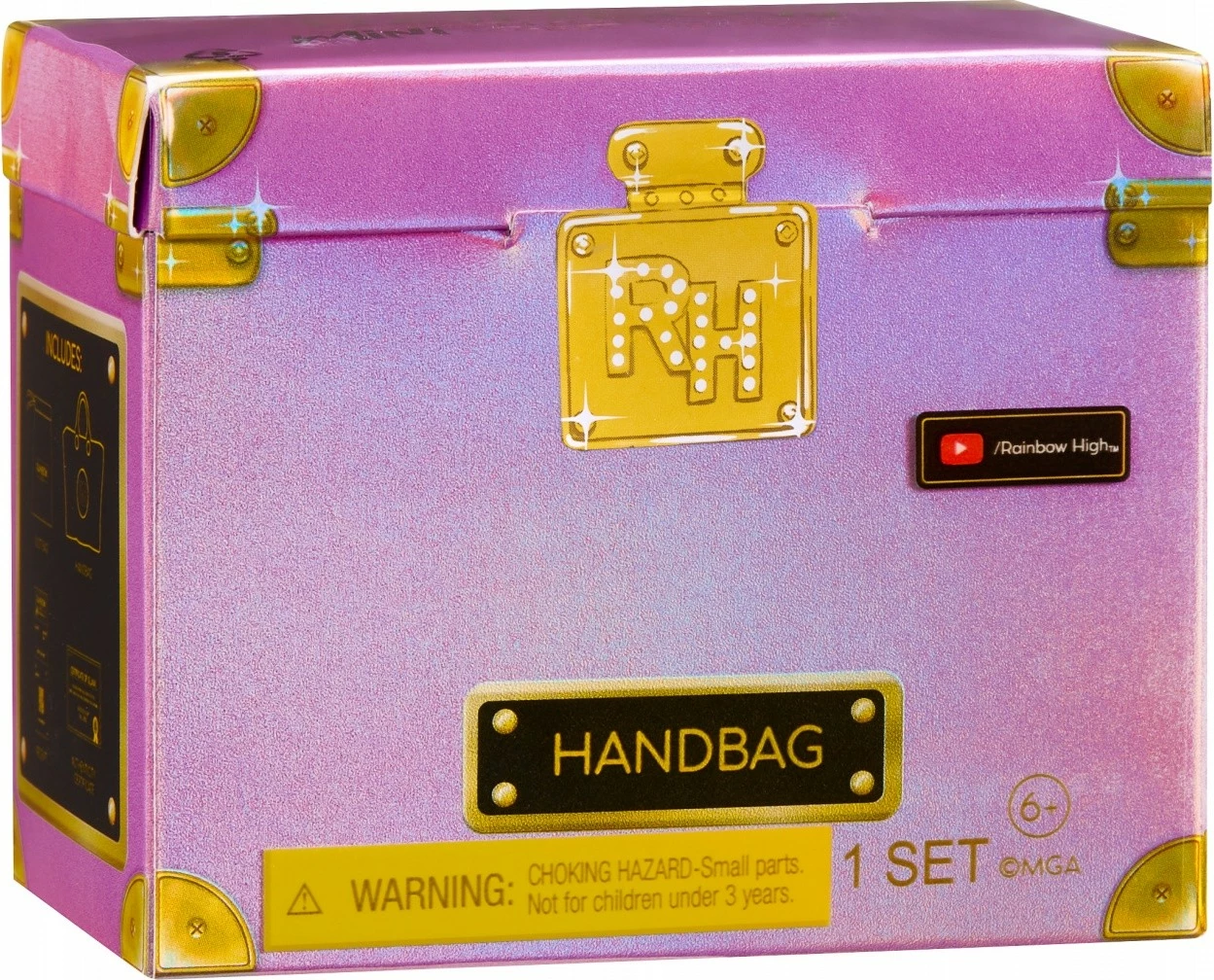 Set çanta aksesorësh Rainbow High Accessories Studio Series 1, për kukulla, Mix