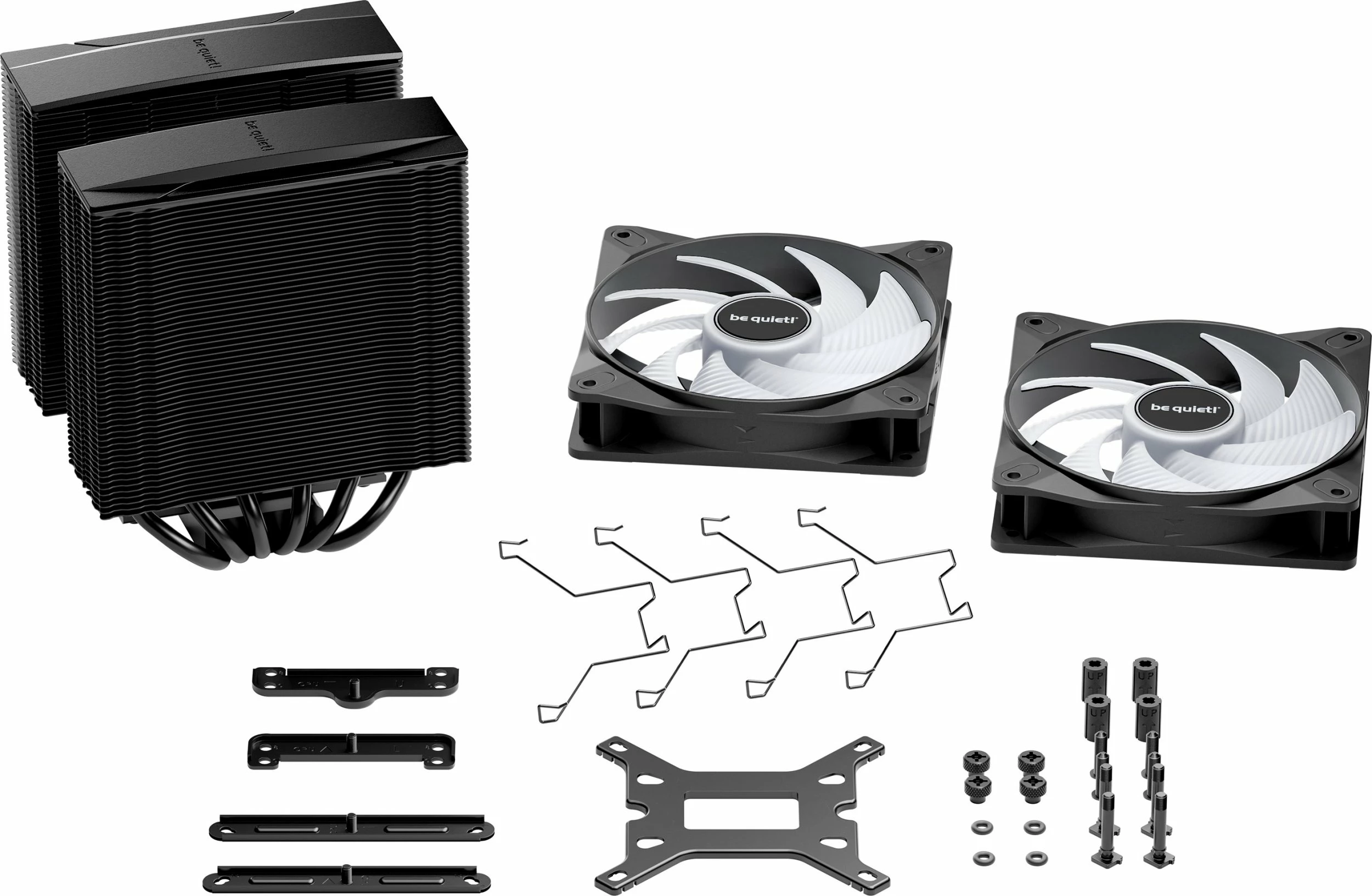 Ftohës CPU be quiet! Pure Rock Pro 3 LX BK043, 2x120mm ARGB, 250W TDP, i zi