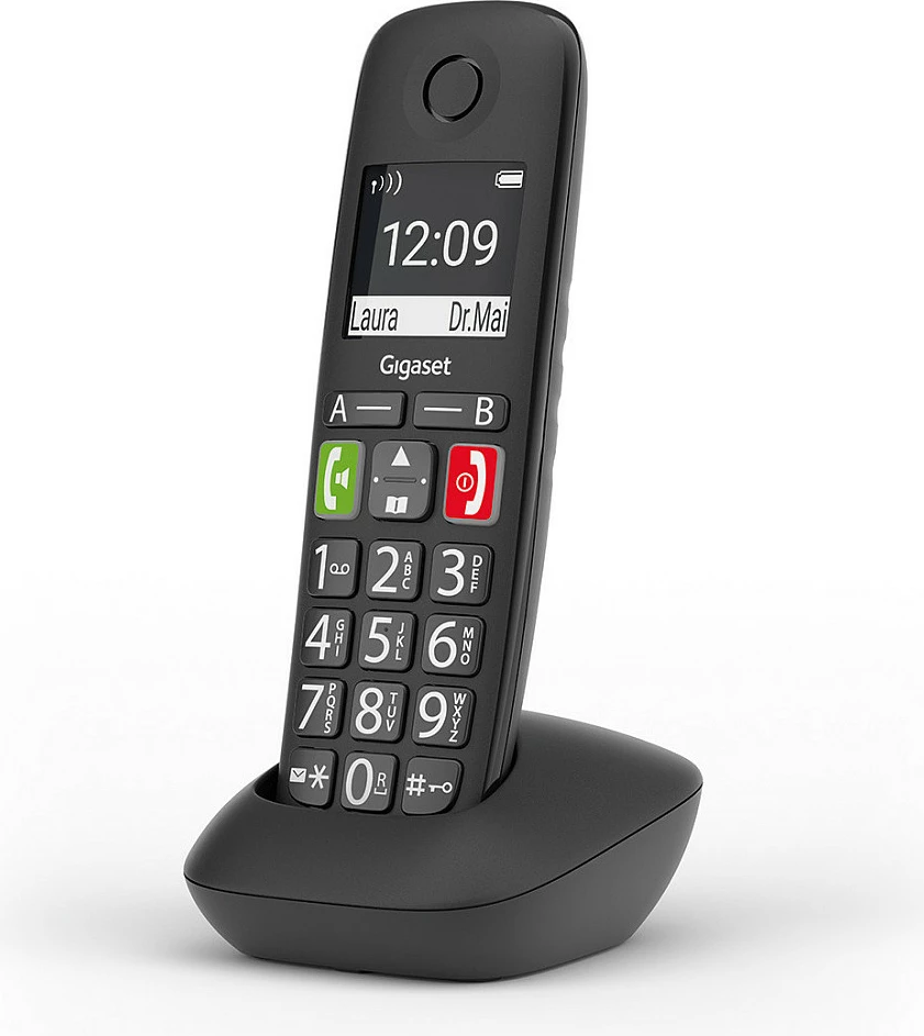 Telefon wireless Gigaset E290HX, Ekran 2", Butona të mëdhenj