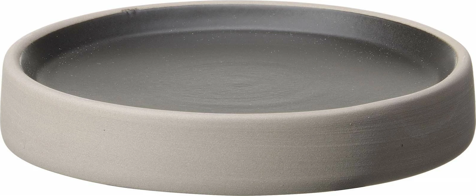 Pjatë gourmet Fine Dine Mia 140 mm, zi/gri, set 3 copë