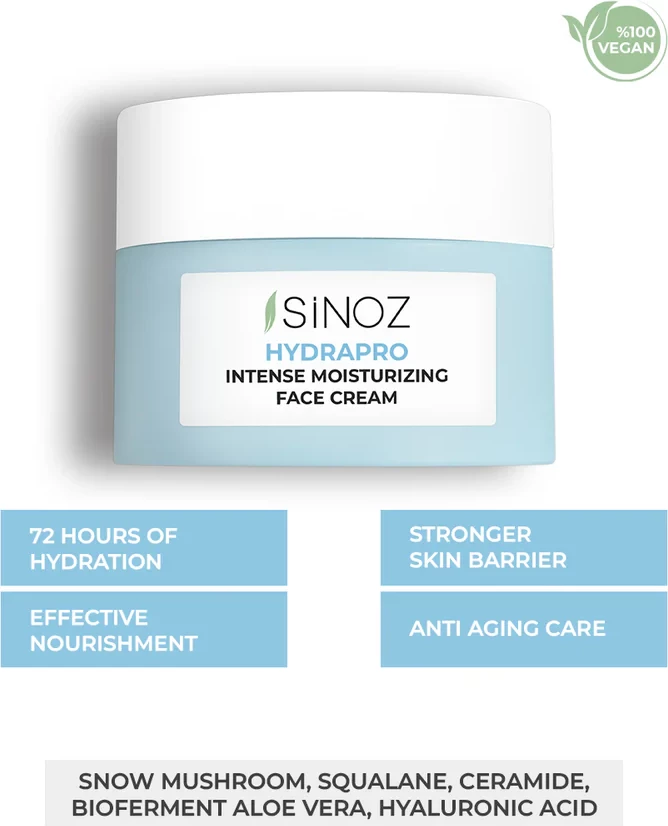 Krem intensiv hidratues për fytyrën Sinoz Hydrapro