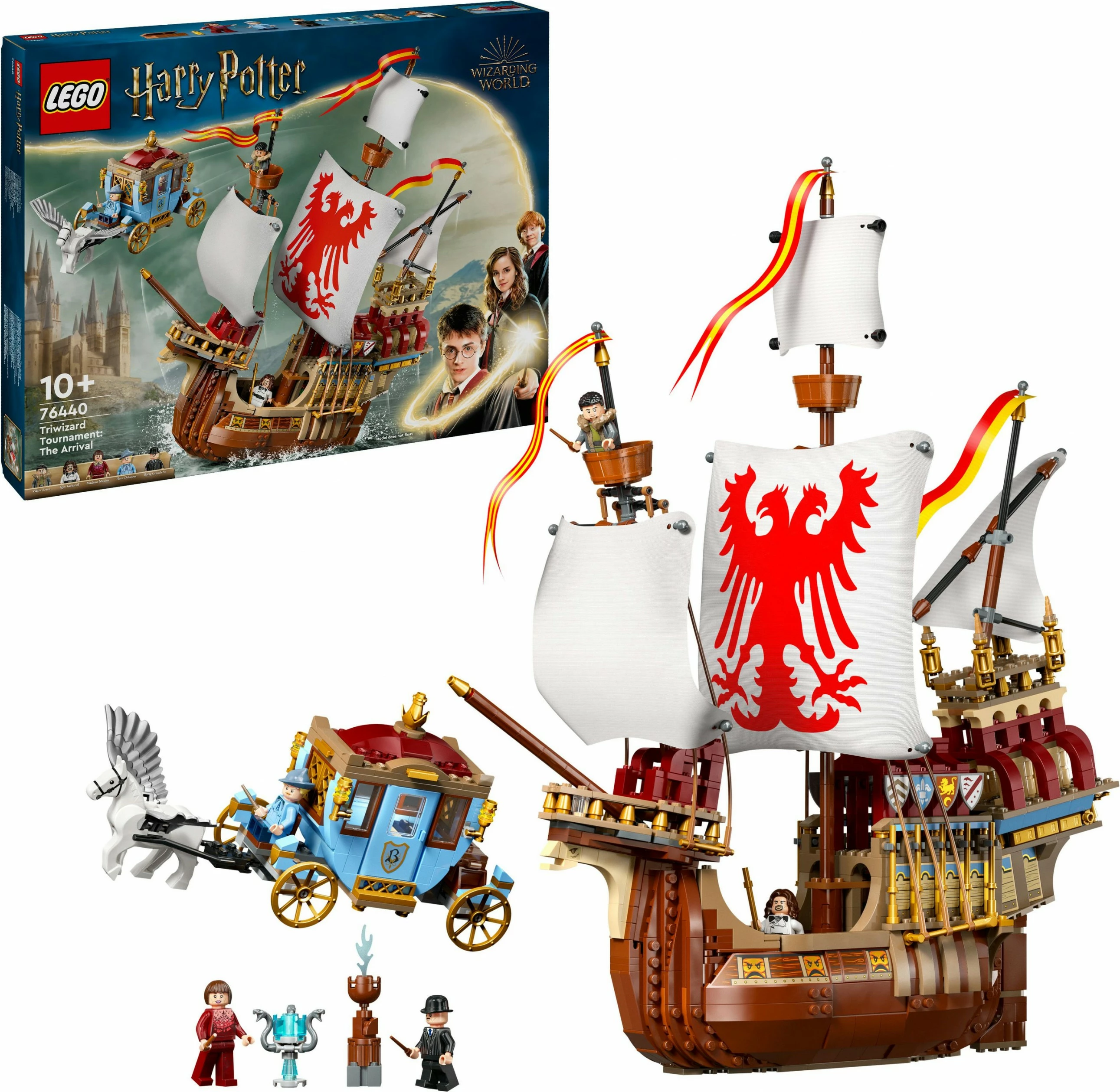 Set ndërtimi LEGO Harry Potter Triwizard Tournament: The Arrival, 1229 pjesë, multikolor