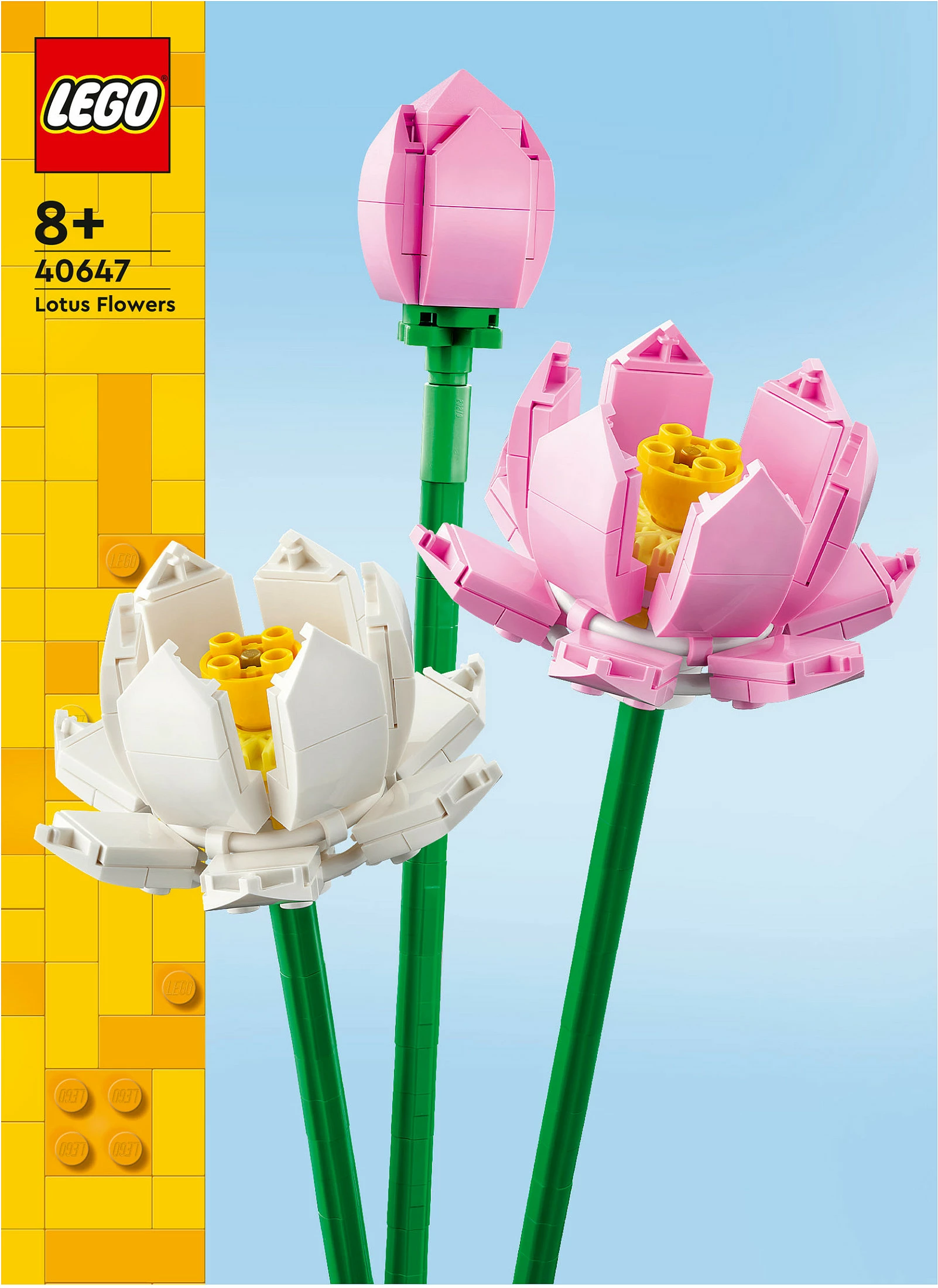 Set ndërtimi LEGO Lotus Flowers, 220 copë, plastikë, shumëngjyrësh