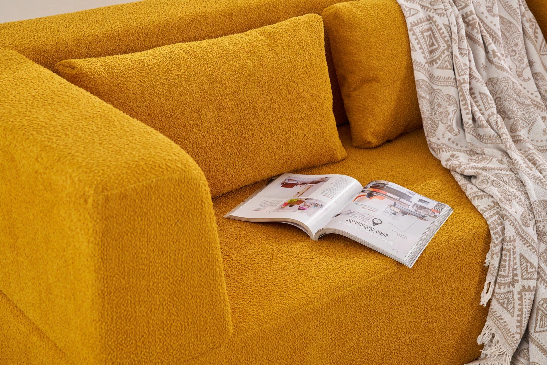 Divan-dyshek dy ulëse, ngjyrë portokalli, Atelier del Sofa, Pirgos