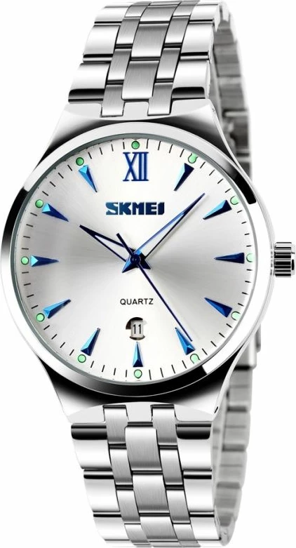 Orë dore për meshkuj Skmei, argjendi