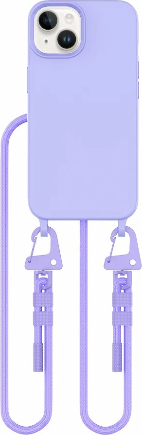 Mbështjellës Tech-Protect MagNecklace për iPhone 14/14 Plus, MagSafe, Violet me litar
