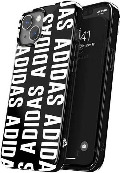 Mbështjellës Adidas OR Snap Case Logo për iPhone 14, 6.1", i zi