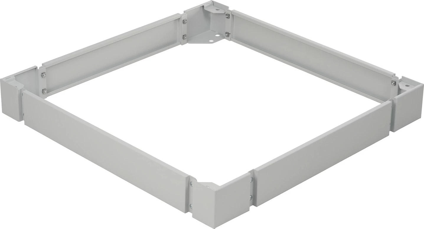Bazament për rack kabinet EFB Elektronik PEL, 800x1000mm, H=100mm, RAL7035 gri