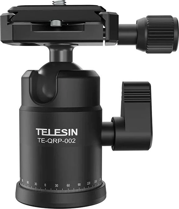 Mbajtës me tre krahë me kupa thithëse Telesin TE-TSB-001, për kamera dhe telefona, e zezë