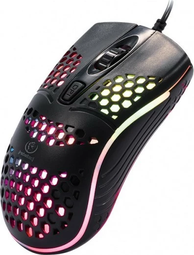 Maus gaming Rebeltec GHOST me tela, 3200 DPI, i zi