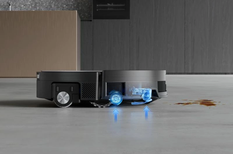 Fshesë robotike Ecovacs Deebot X11 Pro Omni 19500 Pa, me mop, 6400 mAh, e zezë