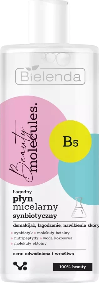 Solucion micellar për femra Bielenda Beauty Molecules Gentle Synbiotic, 500ml