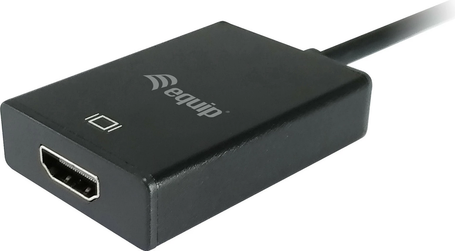 Adapter VGA në HDMI me Audio Equip, 0.2 m, i zi