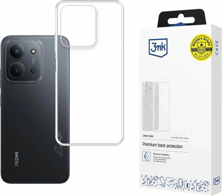 Mbrojtëse transparente 3mk Protection Clear Case për Xiaomi Redmi 15C 4G/5G