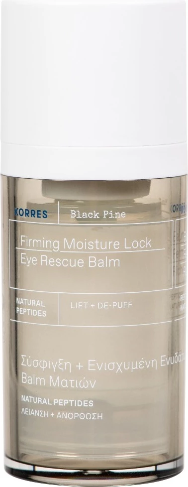 Krem për sy për femra Korres Black Pine Eye Rescue Balm Firming Eye Cream, 15ml