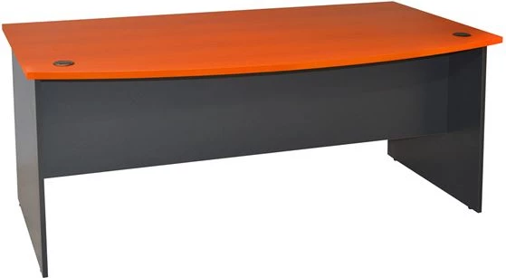 Tavolinë profesionale për zyre, 180x93.5x74.6, FH2017.03, ngjyrë gri-qershi