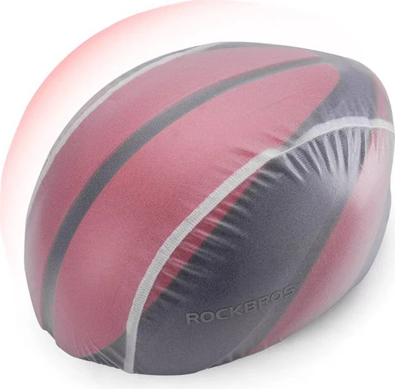 Mbulesë shiu për helmetë biçiklete, Rockbros 20001BK, material i papërshkueshëm nga uji, e lehtë, e zezë
