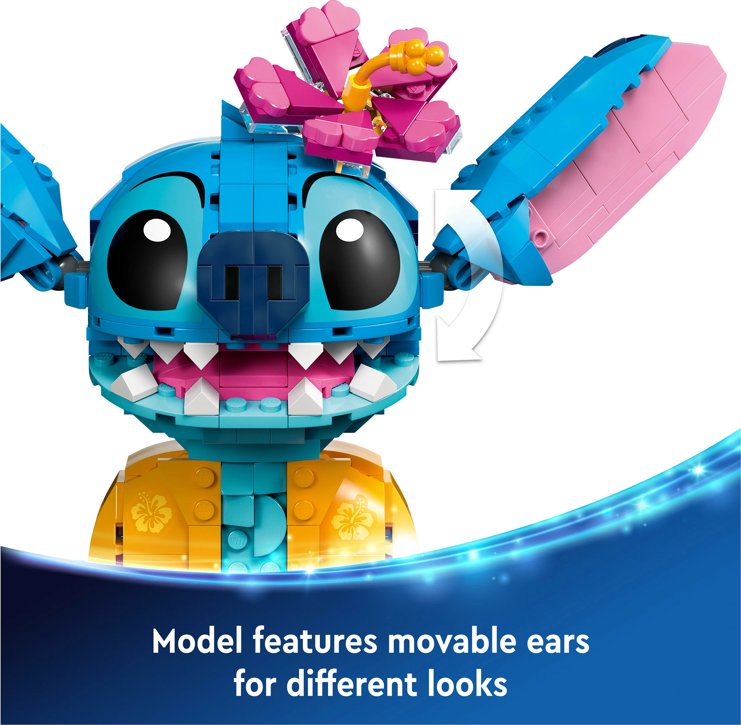 Set ndërtimi LEGO Stitch, 9 vjeç e lart, Plastikë, 730 pjesë, shumëngjyrësh