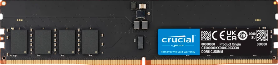 RAM Memorje Crucial DDR5-6400 CUDIMM 16GB CL52, 1x16GB