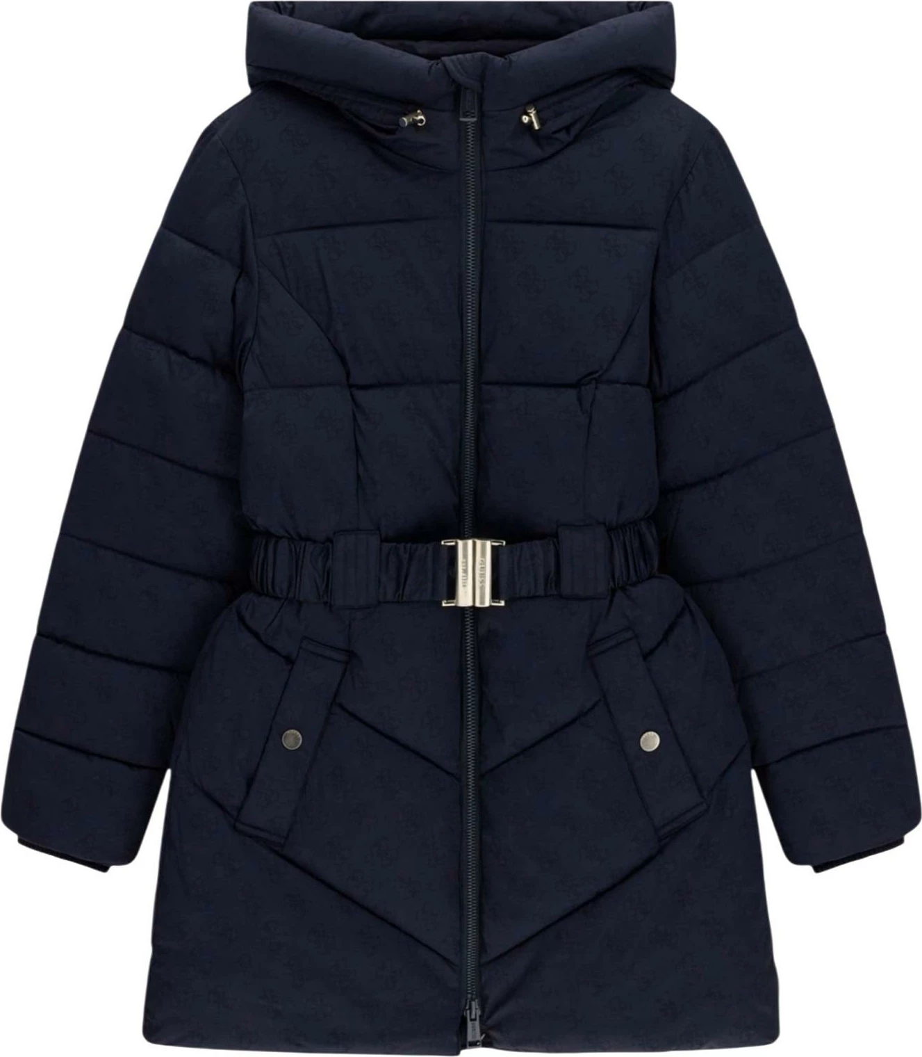 Pallto e mbushur për femra Guess NEW IMMA LOGO MIDI P W6BL50 W4144, blu [Madhësia: S]