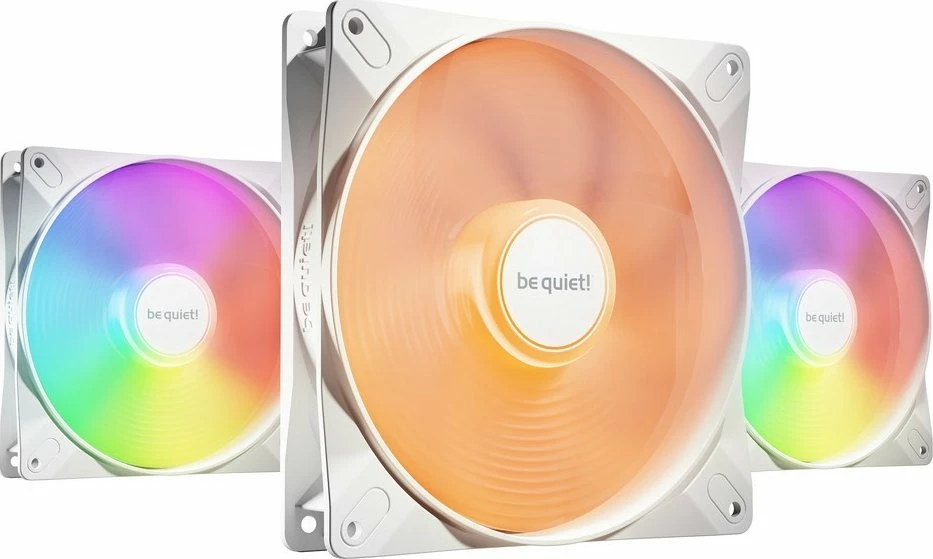 Ventilator PC be quiet! Light Wings LX 140mm PWM ARGB BL128, paketë 3 copë, bardhë