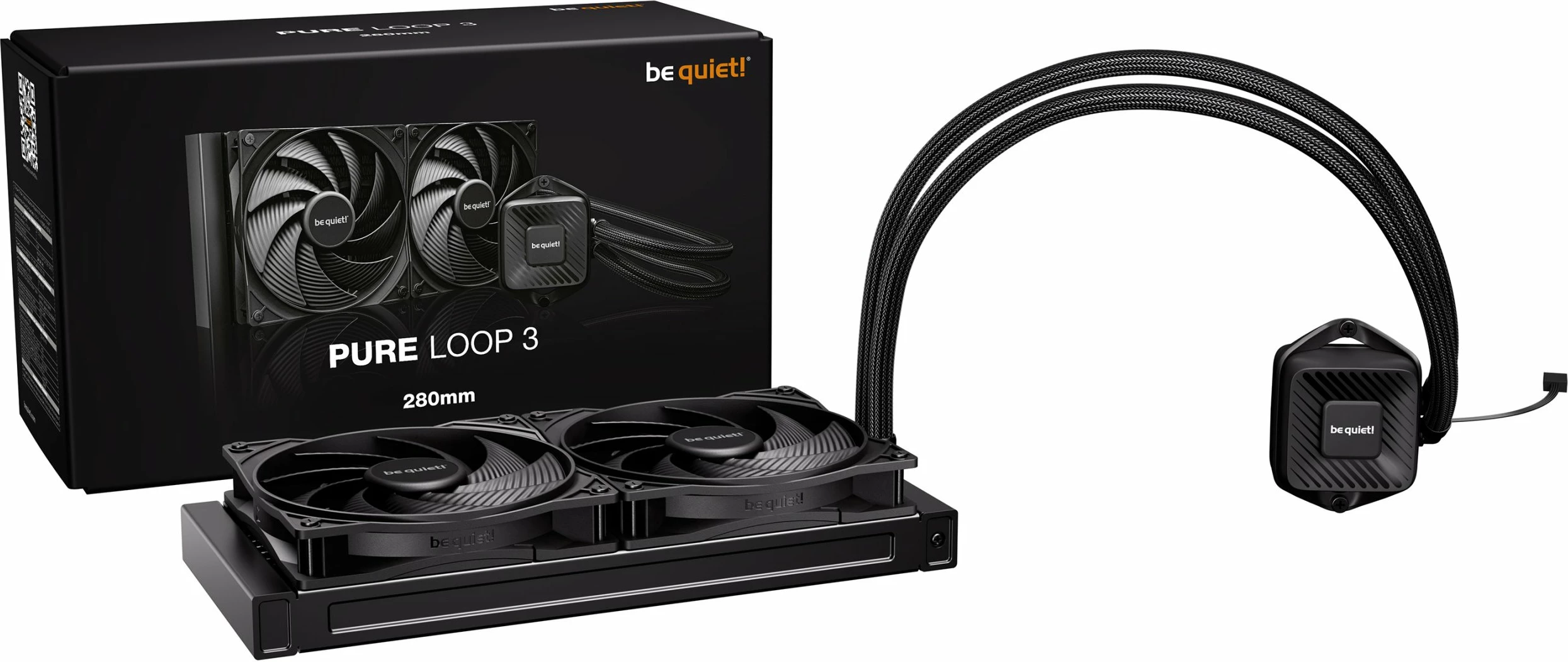 Ftohës uji AiO be quiet! Pure Loop 3 240mm (BW027EU), i zi