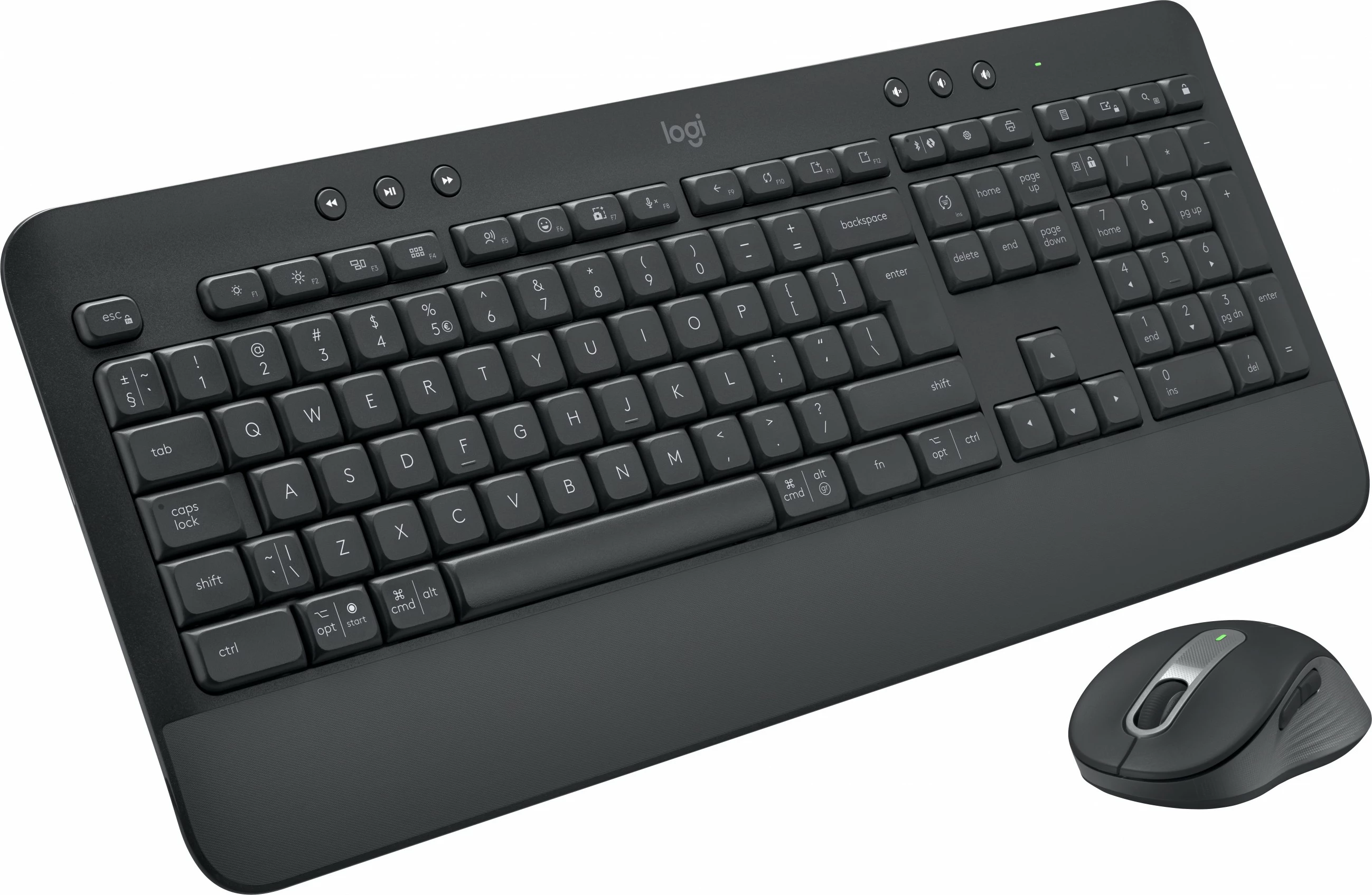 Kombo maus dhe tastierë Logitech Signature MK650, Wireless, Bluetooth, QWERTY, Grafit
