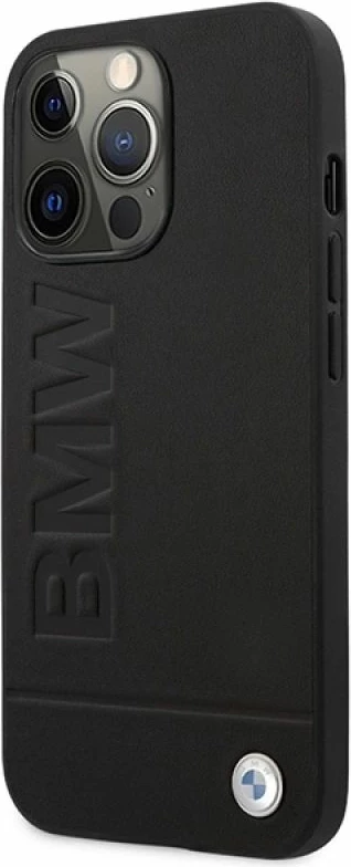 Etui BMW Signature Logo Imprint Magsafe për iPhone 14 Pro, e zezë