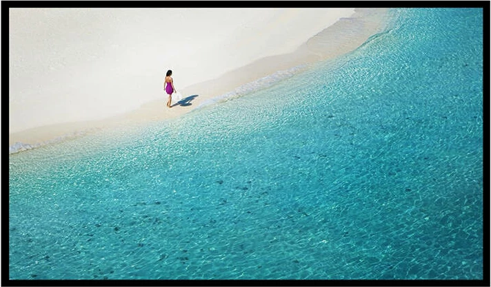 Ekran projekcioni BlitzWolf BW-VS4, 100 inç, 16:9, për projeksion 4K, i zi