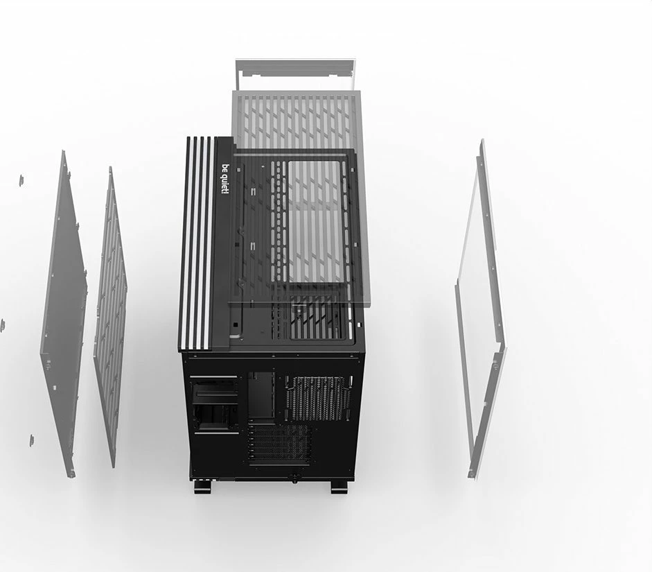 Kasë be quiet! Light Base 600 DX ARGB BGW65, Midi Tower ATX, tempered glass, pa furnizim rryme, e zezë