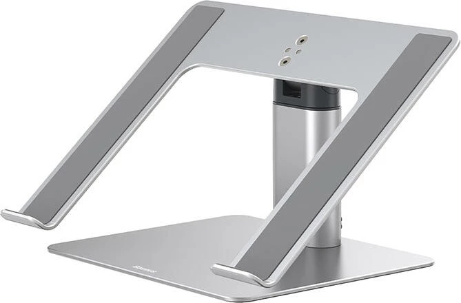 Mbajtës laptopi Baseus LUJS000012, i rregullueshëm, 11-17", argjendtë