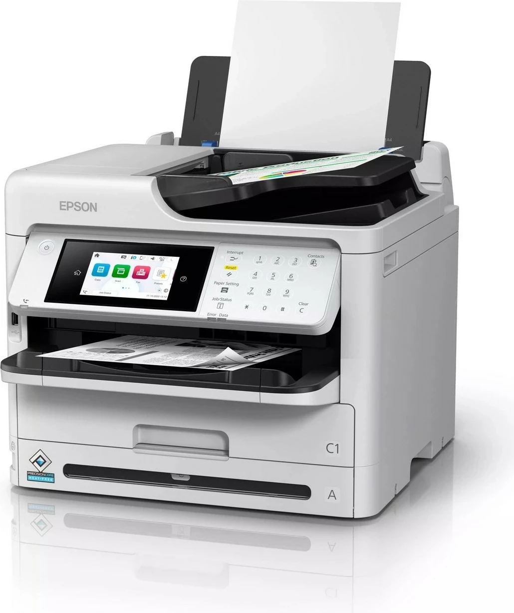 Multifunksional Epson MFP WF-M5899DWF, monochrome, A4, WiFi, bardhë