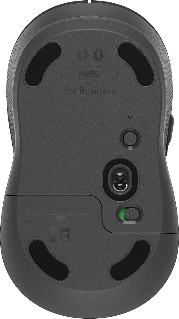 Maus Logitech Signature M650 Wireless për Biznes, Djathtas, Optik, RF Wireless + Bluetooth, 4000 DPI, Grafit