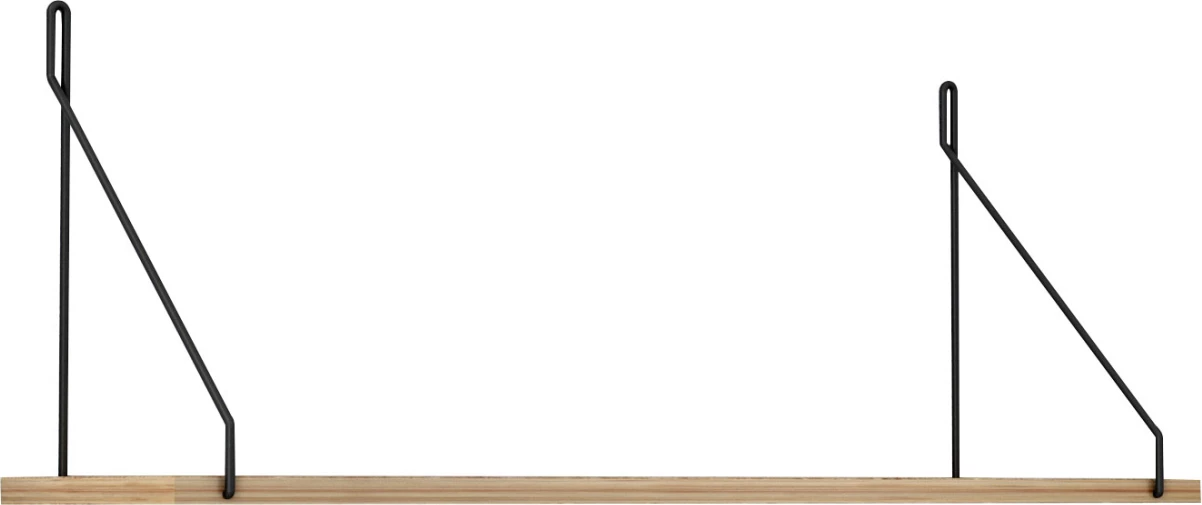 Raft muri AGILAN, melaminë, ngjyrë lisi natyral, 72x20x27H cm