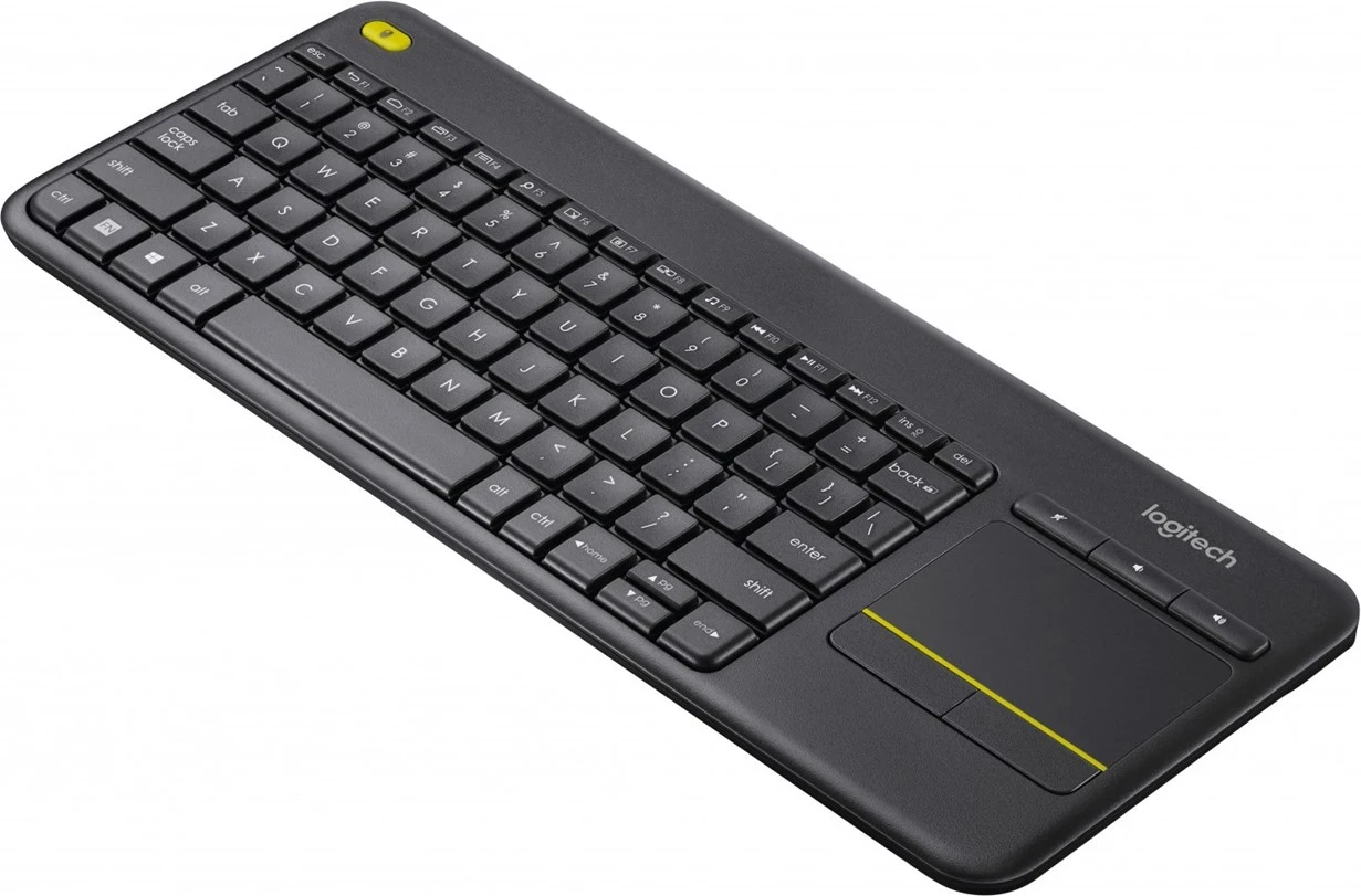 Tastaturë Logitech K400 Plus, Wireless, e Zezë