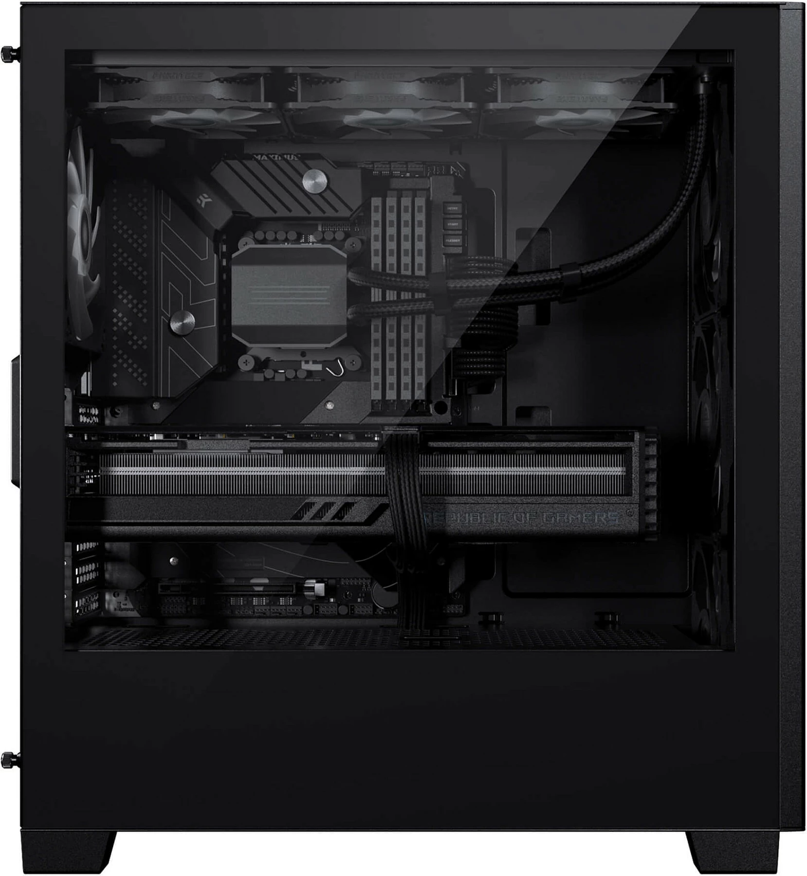 Kasë Phanteks XT Pro, Midi Tower, Tempered Glass, ATX/EATX, USB-C, e zezë