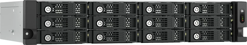 Kasë ekstensioni QNAP TL-R1200PES-RP, 12 vende, 2U, PCIe, SATA, e zezë/gri