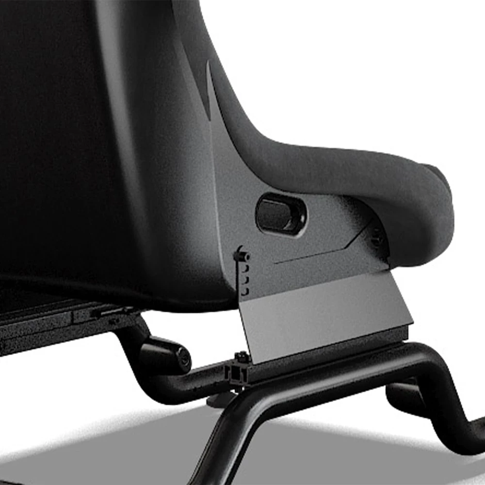 Sedilje SIM racing UVI UVIRSEATON fibër qelqi, montim anësor universal, shkumë PU, e zezë 2