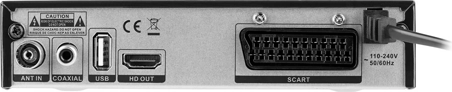 Dekoder Cabletech URZ0336, DVB-T2, H.265 HEVC, i zi