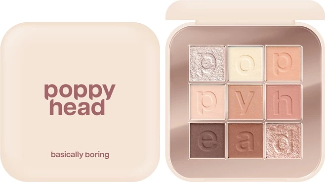 Paletë për sy për femra Poppy Head Basically Boring, 9g