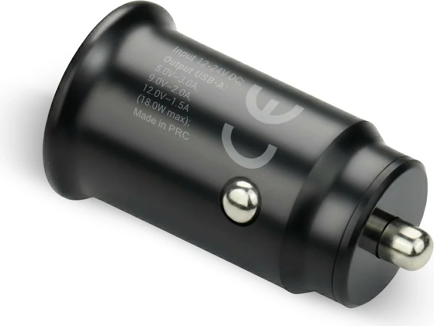 Karikues për makinë everActive CC-15Q QC3.0 18W 1xUSB-A, i zi