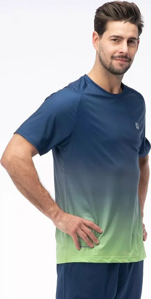 Maicë sportive IQ ESTISE, mëngë të shkurtra, madhësi S, blu