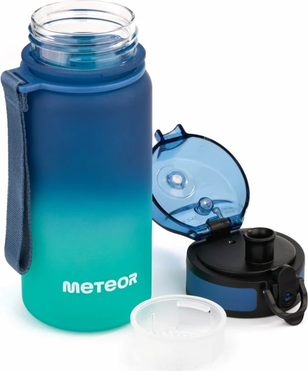 Shishe sportive Meteor, unisex, blu/turkuaz [Madhësia: Standarde]