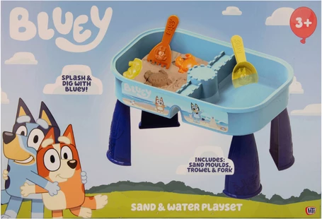 Bluey – Tavolinë për Lojë me Rërë dhe Ujë