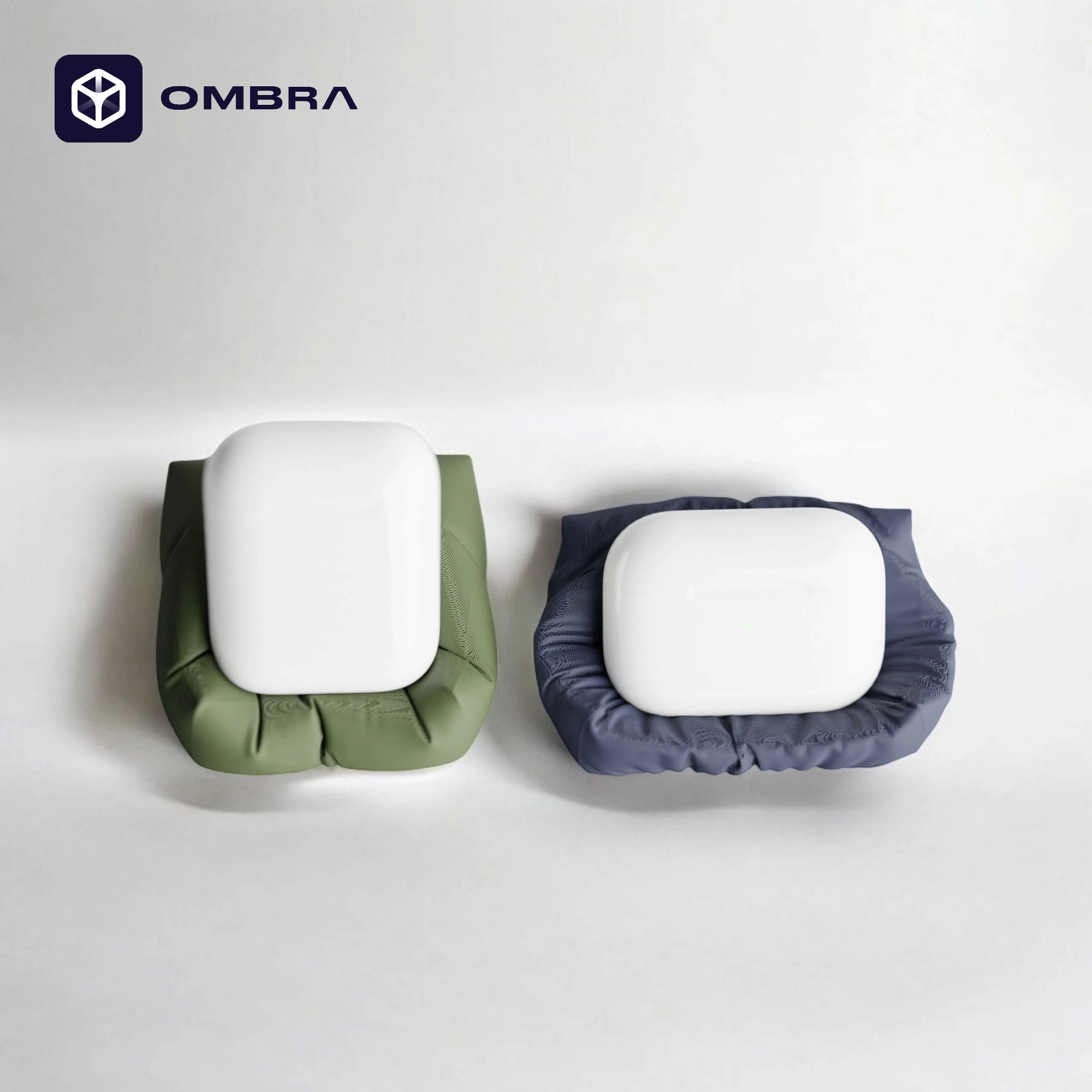 Mbajtëse për telefon Jastëk i vogël për AirPods, e gjelbërt