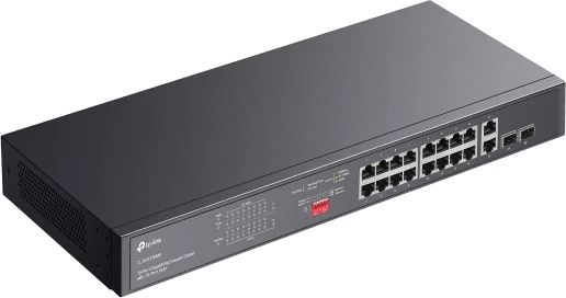 Switch TP-LINK TL-SG1218MP V5.0, 18-port Gigabit, 16x PoE+ 250W, rack-mount, zi