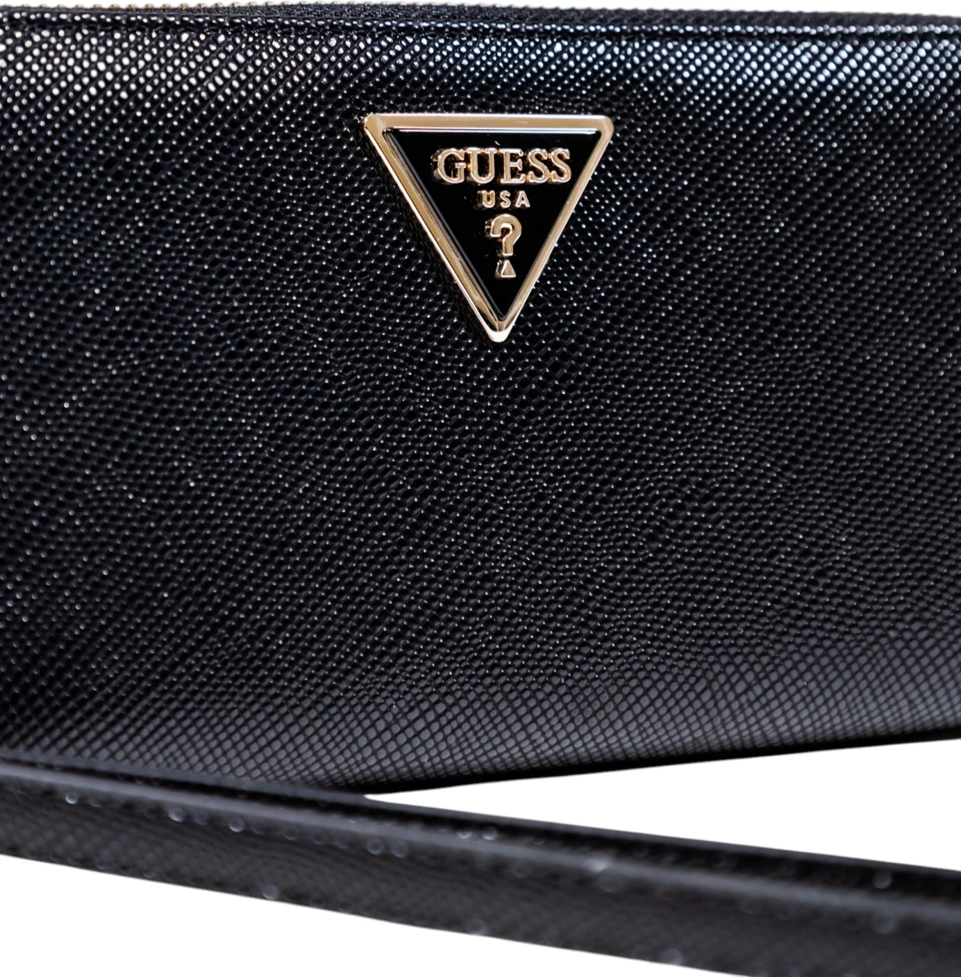 Portofol për femra Guess Laurel II SLG Large Zip Around SWZG74 59146, i zi
