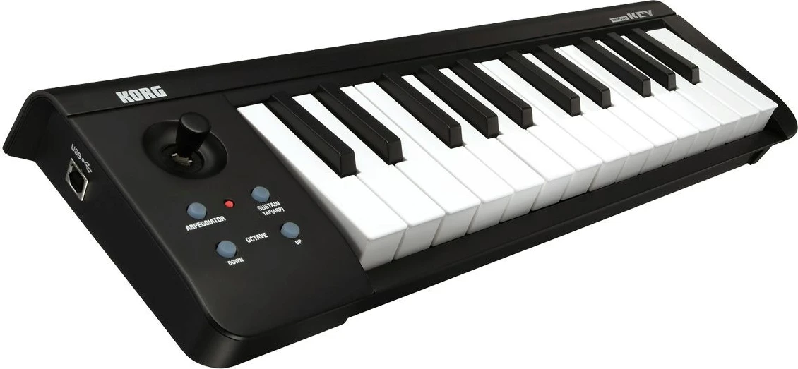 Kontroller tastierë KORG MICROKEY 25, 25 taste, USB, E zezë